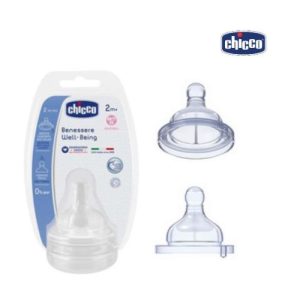 CHICCO TETINE WELL-BEING 2M+ 2PCS