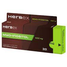 HERBEX MYO INOSITOL 1000MG BT 20 CP