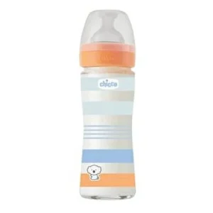 CHICCO BIBERON WELL-BEING EN VERRE FLUX LENT 0M+ 240ML