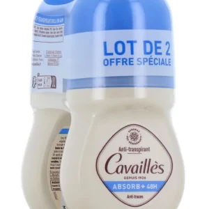 CAVAILLES DUO Déo ABSORB+Roll-on 50ml*2