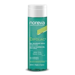 NOREVA EXFOLIAC GEL MOUSSANT DOUX 200ML
