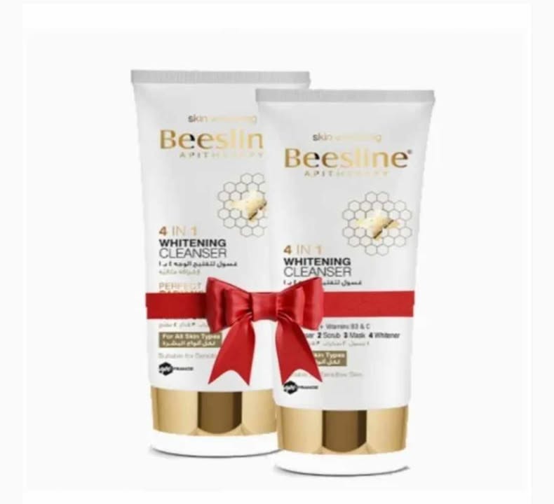 BEESLINE COFFRET Gel Nettoyant Eclaircissant Visage 4EN1 +1 OFFERT – Image 2
