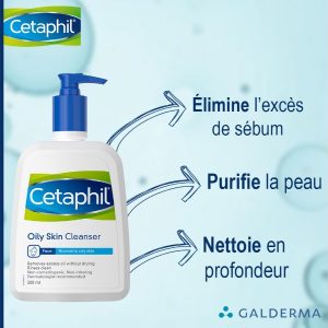 CETAPHIL LOTION NETTOYANT PEAU GRASSE 236 ML