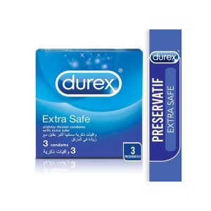 DUREX PRESERVATIF EXTRA SAFE BOITE 3