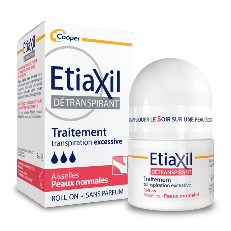 ETIAXIL ROLL-ON DETRANSPIRANT AISSELLES PEAUX NORMALES 15ML – Image 2