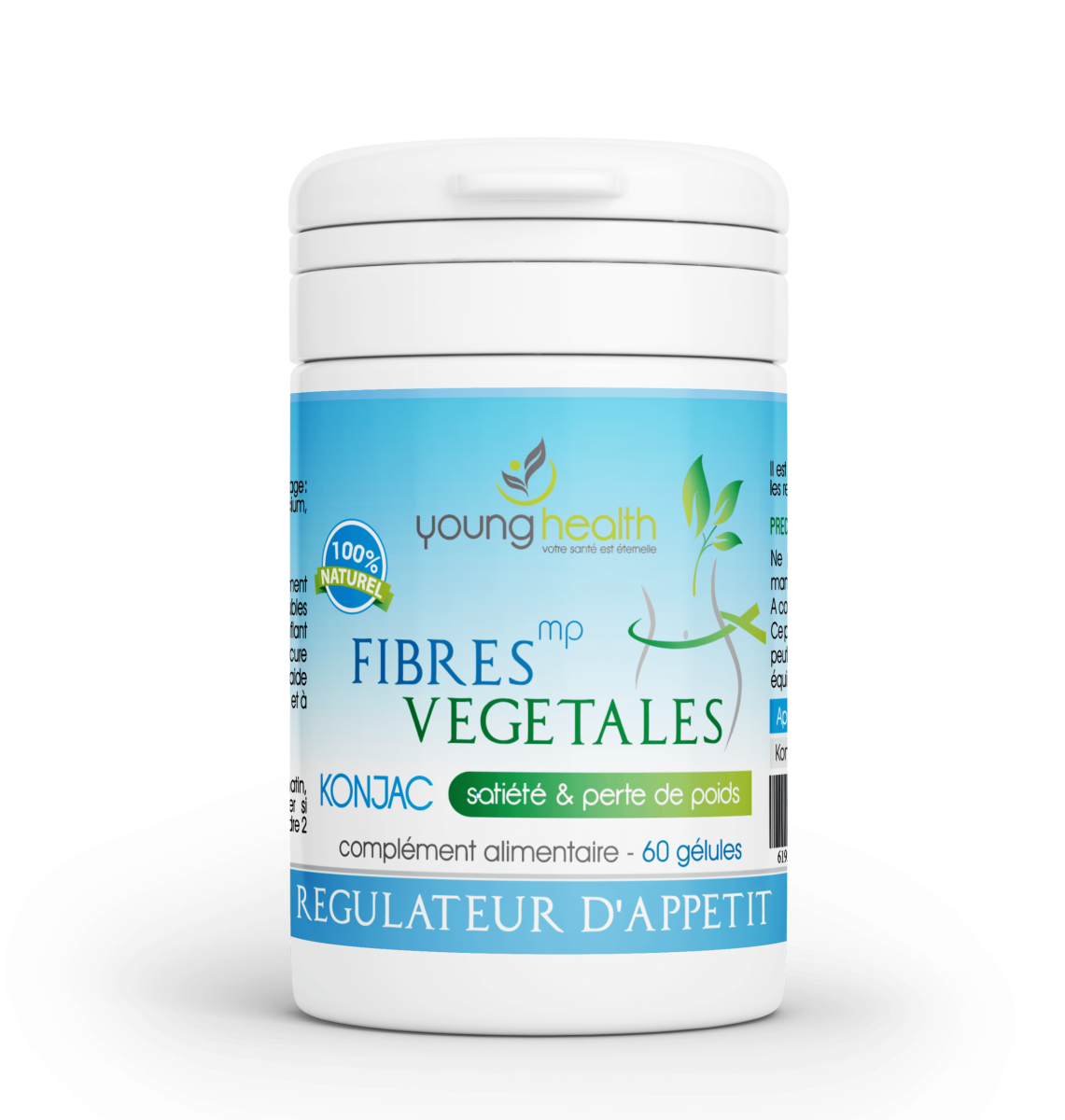 YOUNG HEALTH FIBRES VEGETALES 60 GELULES