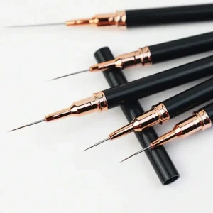 5 Pinceaux Liner Précision / Nail art Professionnels