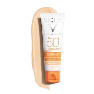 VICHY CAPITAL SOLEIL SOIN ANTI TACHES TEINTEE 3EN1 SPF50 50ML