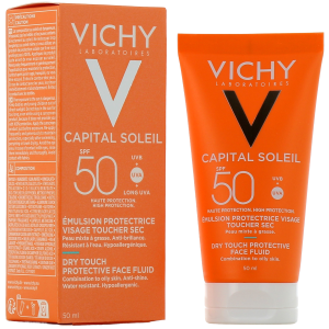 VICHY CAPITAL SOLEIL EMULSION TOUCHER SEC SPF 50+ 50ML