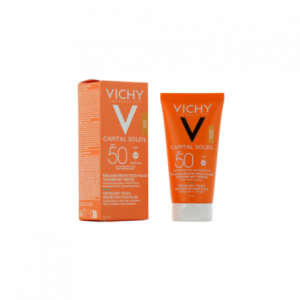 VICHY CAPITAL SOLEIL EMULSION TOUCHER SEC TEINTEE SPF50