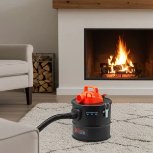 Vide-cendres 800W 15L – filtre HEPA, soufflerie & forte aspiration