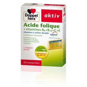 AKTIV ACIDE FOLIQUE VITAMINES B+C+E 30 COMPRIMES