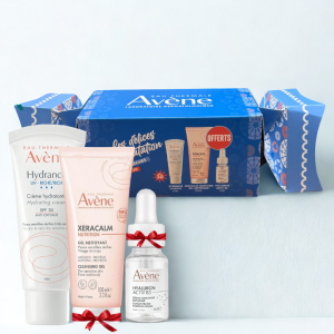 AVENE COFFRET DELICE HYDRATATION HYDRANCE RICHE UV 50ML+GEL XERACALM 100ML(OFFERT)+SERUM HYALURON ACTIV B3 10ML(OFFERT)