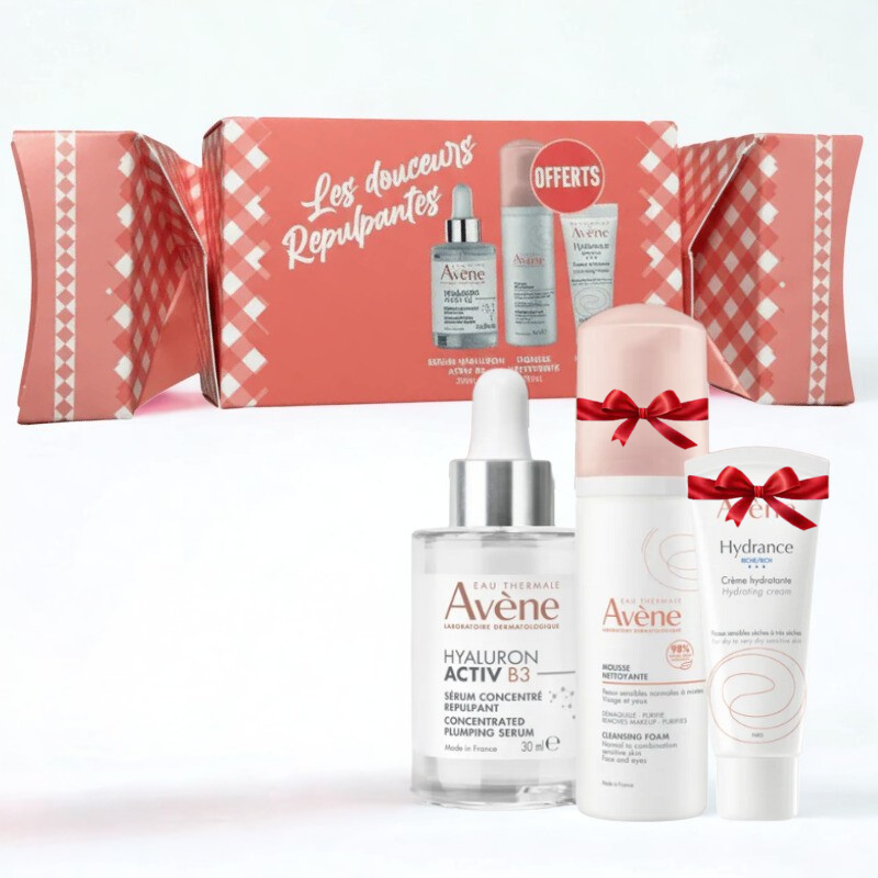 AVENE COFFRET DOUCEUR REPULPANTE SERUM HYALURON ACTIV B3 30ML+MOUSSE NETTOYANTE 50ML (OFFERT)+HYDRANCE RICHE 15ML(OFFERT) – Image 2