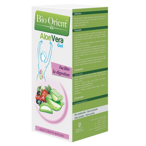 BIO ORIENT VERALAX GEL ALOE VERA 250ML GOUT FRUITS ROUGES – Image 2