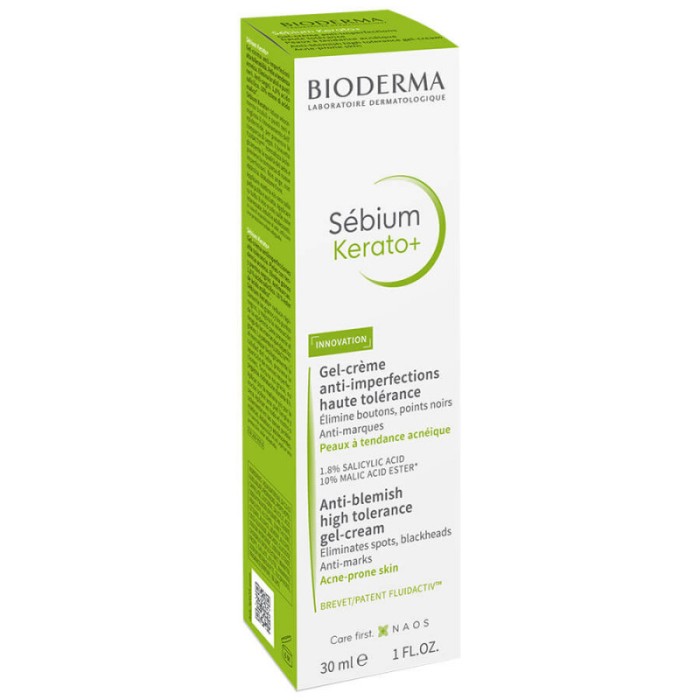 BIODERMA SEBIUM KERATO+ GEL CREME ANTI IMPERFECTIONS 30ML – Image 2