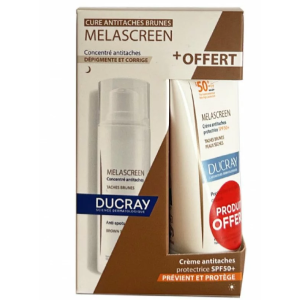 DUCRAY DUO MELASCREEN CONCENTRE ANTITACHES + CREME ANTI TACHES SPF50+ 0FFERTE