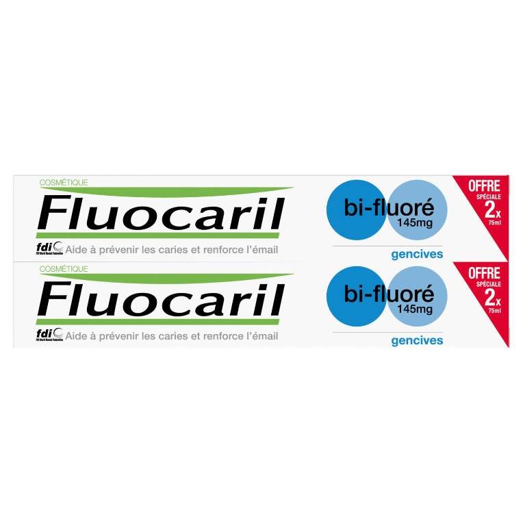 FLUOCARIL DENTIFRICE BI-FLUORE GENCIVES 145MG 2*75ML – Image 2