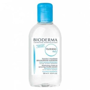 BIODERMA HYDRABIO H2O SOLUTION MICELLAIRE DEMAQUILLANTE HYDRATANTE PEAUX SENSIBLES 250ML