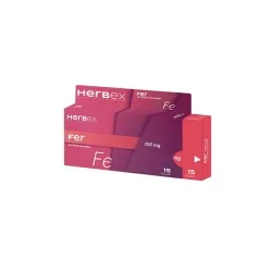 HERBEX FER 100MG 15 GELULES