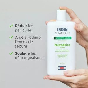 ISDIN NUTRADEICA SHAMPOOING ANTI-PELLICULAIRE PELLICULES GRASSES 200ML