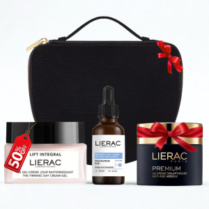 LIERAC COFFRET SERUM ANTI TACHES 30ML + LIFT INTEGRAL LE GEL CREME 50ML (-50%) + PREMIUM CREME VOLUPTUEUSE 15ML (OFFERT)