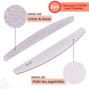 Lime à ongle 100/180 "l'Efficace"