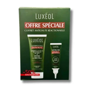 Luxéol Coffret Sérum Réactionnelle + Shampoing anti chute