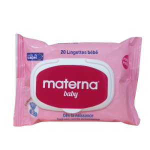 MATERNA LINGETTES FORMAT POCKET BOITE DE 20