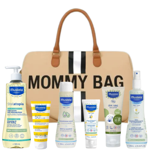 MUSTELA SAC BEBE MOMMY BAG SUMMER EDITION 6 PRODUITS – Image 2