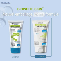 Naturallabo – Biowhite Skin – Gel Nettoyant Éclaircissant visage – 150ml