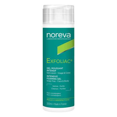 NOREVA EXFOLIAC GEL MOUSSANT INTENSIF 200ML