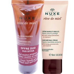 NUXE REVE DE MIEL PACK GEL MAINS PROPRES +CREME MAINS ET ONGLES