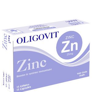 VITAL OLIGOVIT ZINC 25MG 15 GELULES