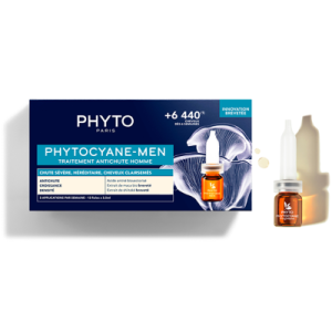 PHYTOCYANE MEN TRAITEMENT ANTI-CHUTE HOMME 12*3,5ML