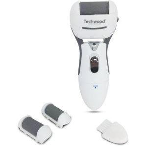 TECHWOOD RÂPE ELECTRIQUE ANTI-CALLOSITÉ TRE-107 / BLANC