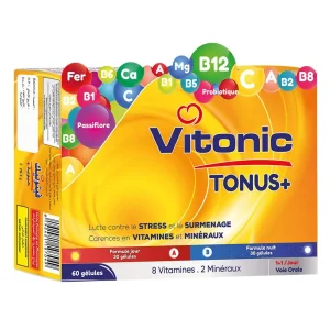 VITONIC TONUS + JOUR ET NUIT – 60 Gelules