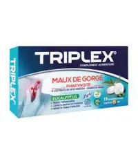 TRIPLEX MAUX DE GORGE PHARYNGITE EUCALYPTUS 16 COMPRIMES