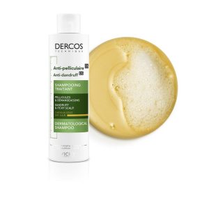 VICHY DERCOS ANTI PELLICULAIRE SHAMPOOING TRAITANT CHEVEUX NORMAUX A SECS 200ML