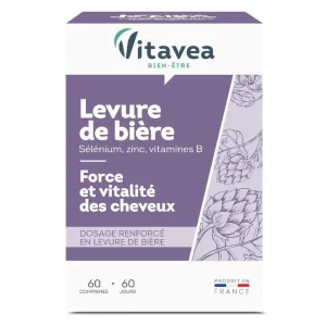 VITAVEA LEVURE DE BIERE+SELENIUM+ZINC 60 COMPRIMES