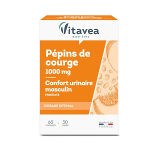 VITAVEA PEPINS DE COURGE 1000MG 60 CAPSULES