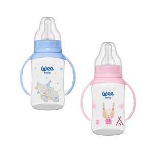 WEE BABY BIBERON PP AVEC ANSES 6-18M 150ML 744-F
