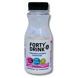 YOUNG HEALTH – FORTY DRINK PREPARATION PROTEINEE INSTANTANEE AROME FRAISE 49.3 GR